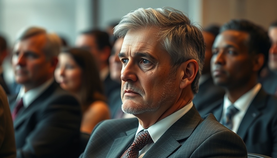 Middle-aged man in formal setting, SignalGate Messages and Government Transparency discussion.