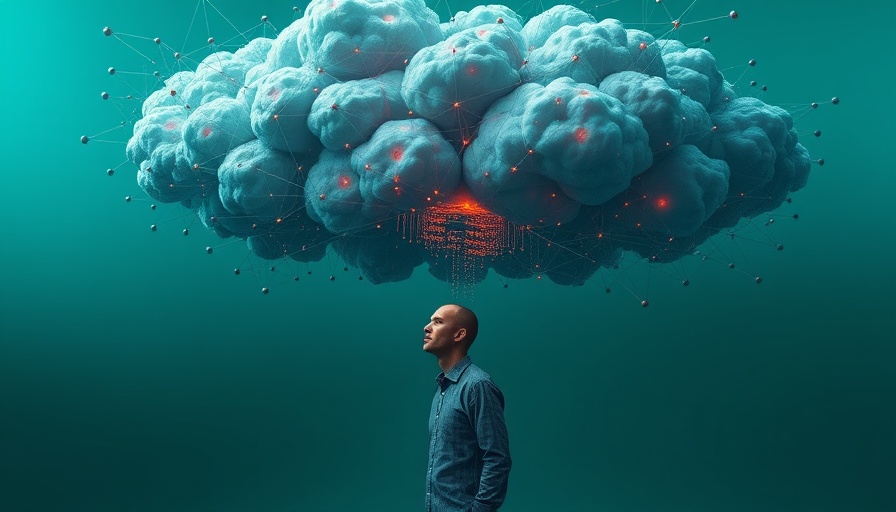 Surreal image symbolizing data literacy for business leaders.