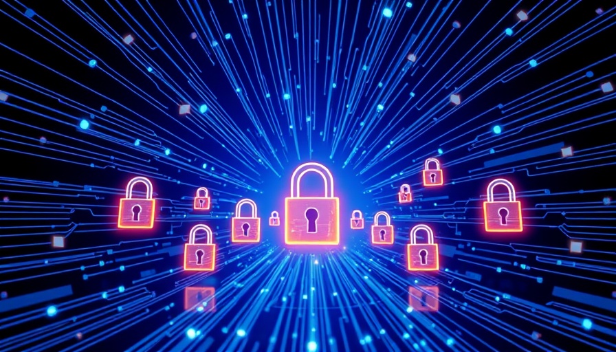 Digital security network representing auto lender fraud loss exposure.