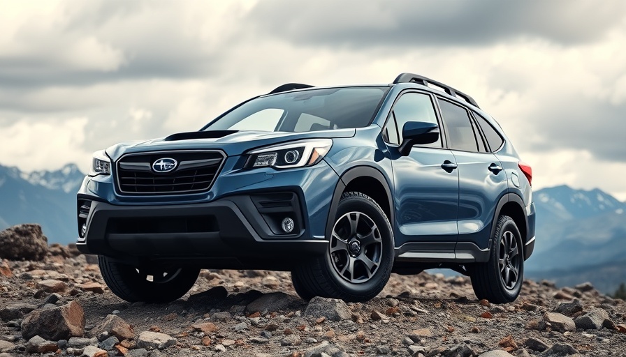 2026 Subaru Outback Wilderness SUV on rocky terrain