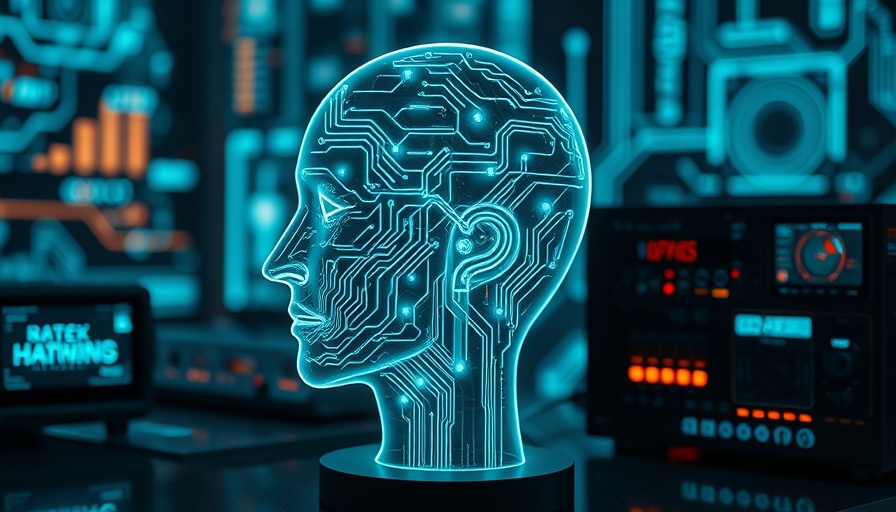 Futuristic digital AI hologram head depicting expanding use of AI agents.
