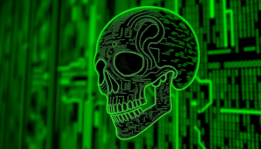Pixelated skull on green background symbolizing CVE Program funding chaos.