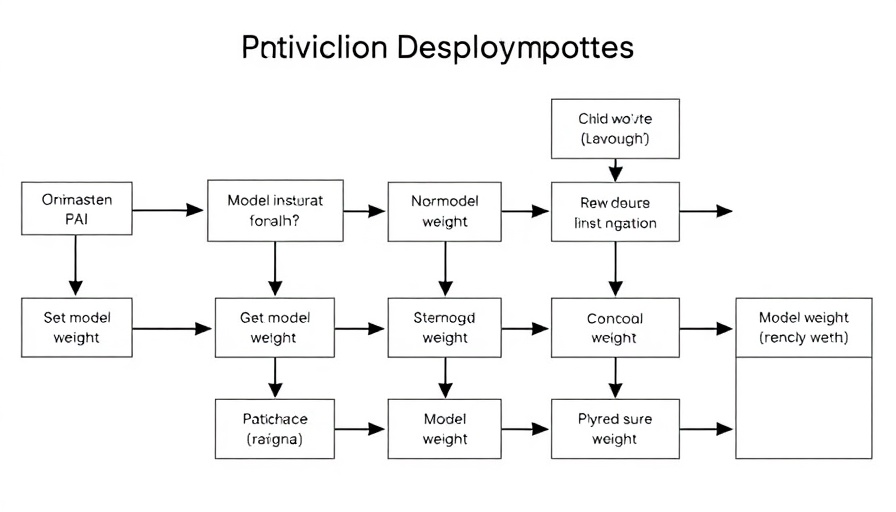 Flowchart of Salesforce AI model deployment process.