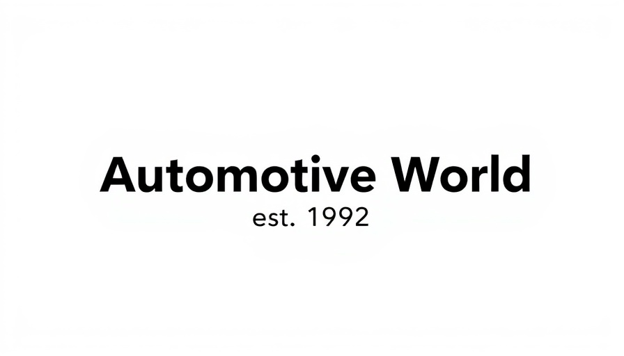 Automotive World logo est. 1992 in black text
