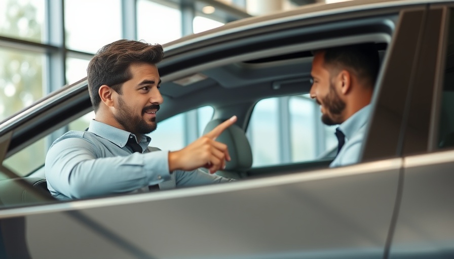 Enhancing customer communication in car dealerships, salesperson engaging with client.