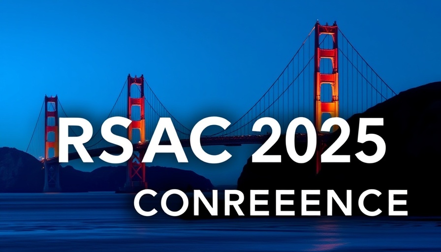 RSAC 2025 Conference banner highlighting AI in cybersecurity.