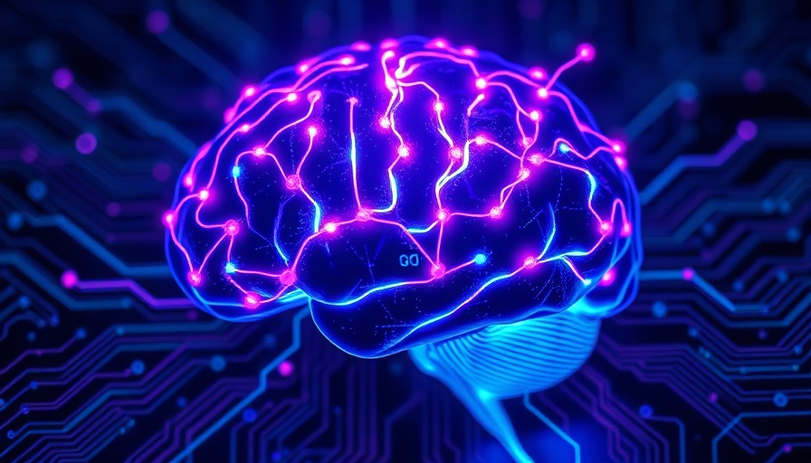 Digital brain with circuits symbolizes generative AI in automotive industry