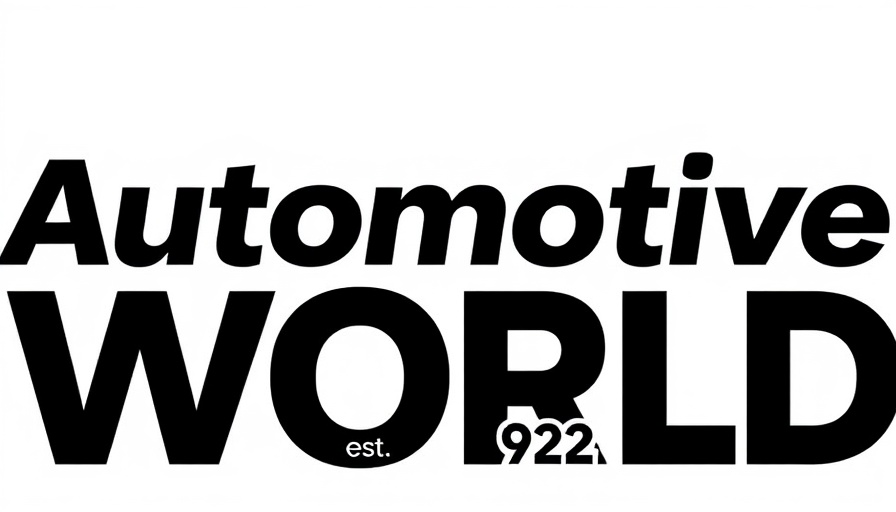 Bold modern logo of Automotive World est. 1992