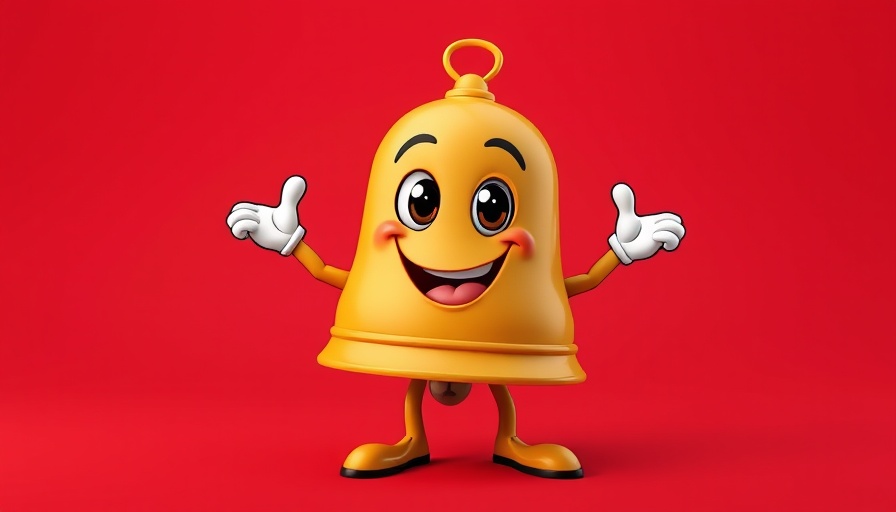 Hotels.com new travel mascot Bellboy cartoon on red background.