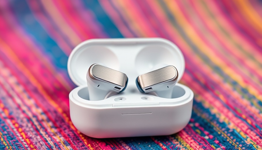 Modern Technics EAH-AZ100 earbuds in sleek case