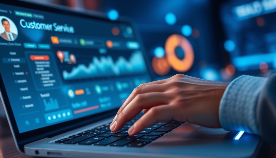 The service journey starts online with a digital interface.