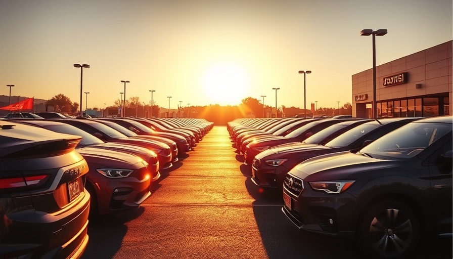 Ally Financial and Huntington originations rise with parked cars in sunlight.