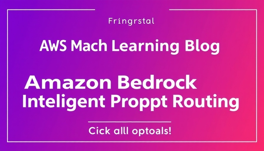 AWS ML blog banner about Amazon Bedrock Intelligent Prompt Routing.