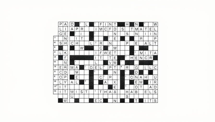 McKinsey Crossword Puzzle complex grid layout on white.