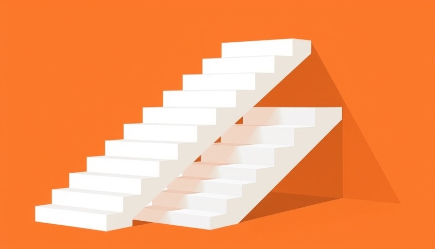 Anthropic Claude AI morality symbolized by abstract staircase