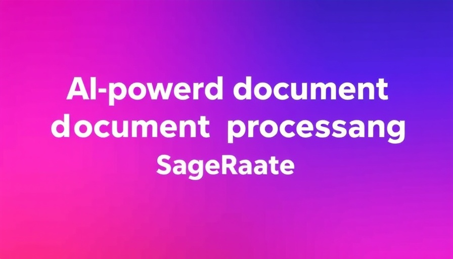 AI-powered document processing platform feature in AWS blog advertisement.