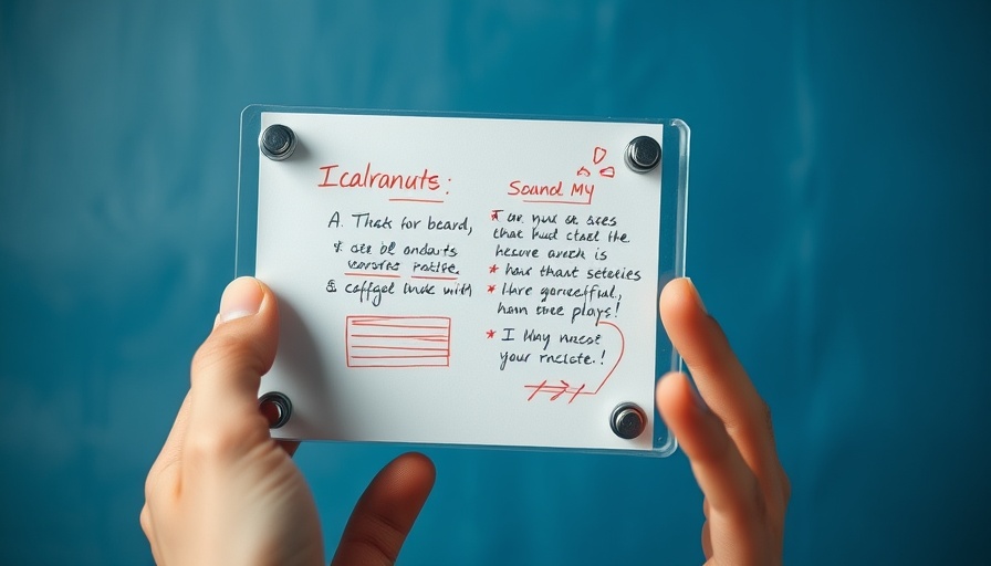 Conceptual art depicting a hand with notes symbolizing AI as a collaborator in creativity.