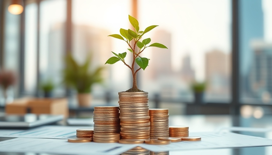 Tree on coins symbolizing European climate tech funding growth.