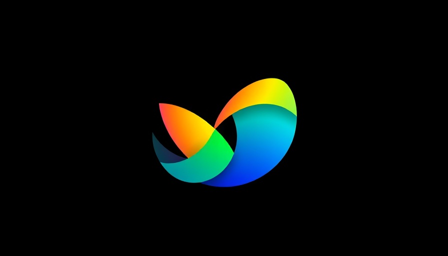 Vibrant logo for Instagram Edits for Video Marketing on black
