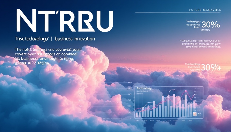 Cloud optimization concept with digital data visuals on magazine cover.