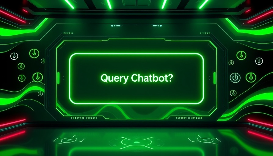 Chatbot energy usage interface with vibrant design.