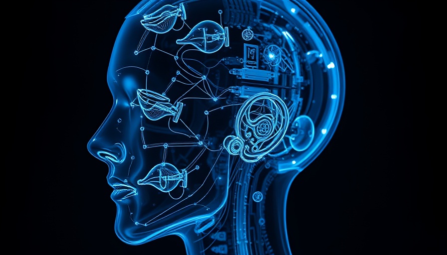 Futuristic humanoid head representing LLM inference optimization