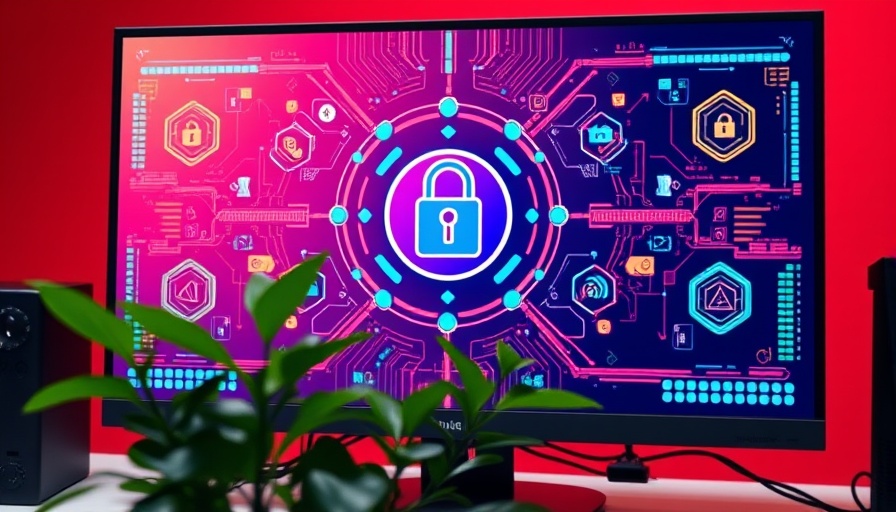 Zero-Trust Networking Funding illustration with a secure network on a computer screen.