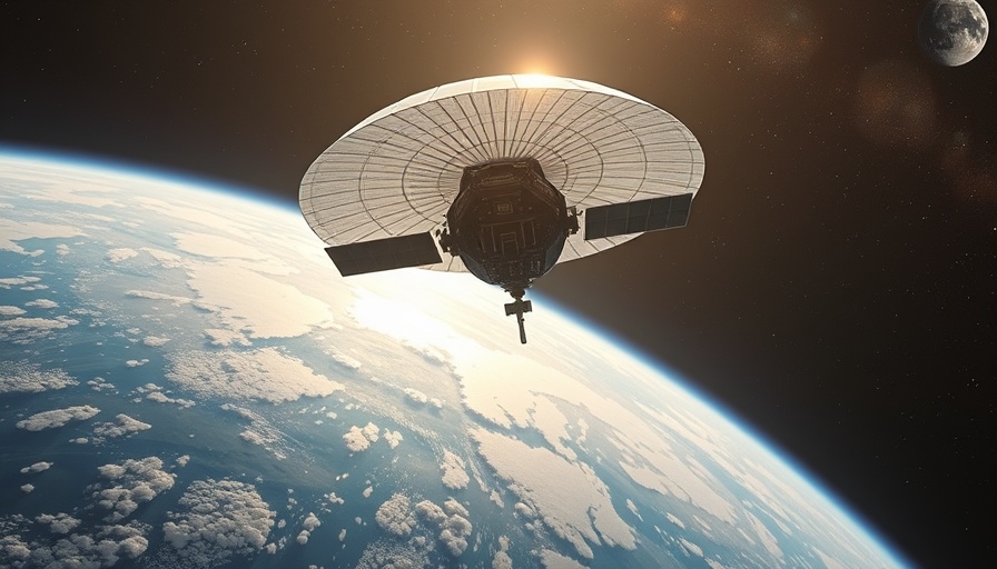 Transform climate science with satellite technology: advanced satellite orbiting Earth.