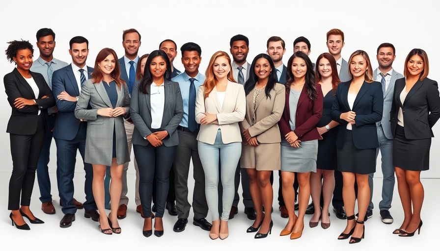 Diverse professionals posing, identity verification platform IDfier.