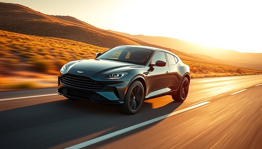 2026 Aston Martin DBX S performance SUV driving on open road
