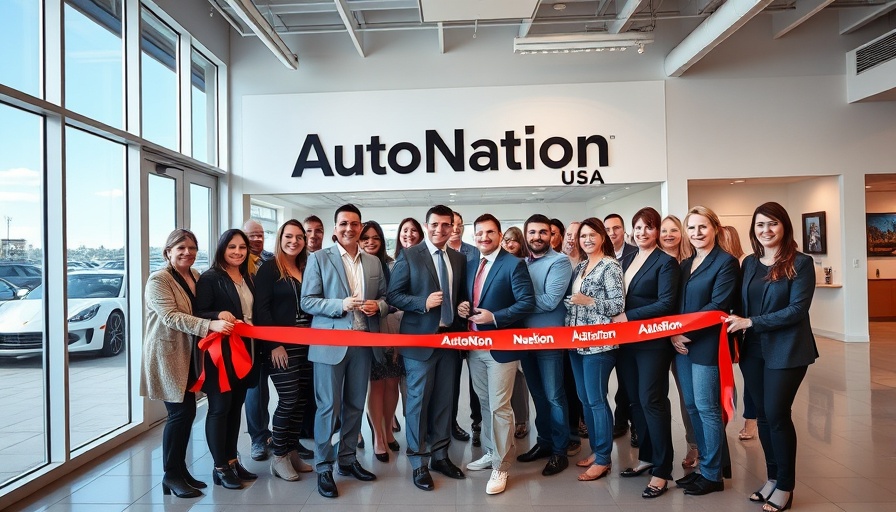 AutoNation used vehicle profitability event at showroom.