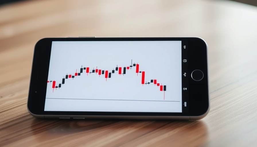 Snap Inc. stock drop shown on smartphone display, dramatic decline.