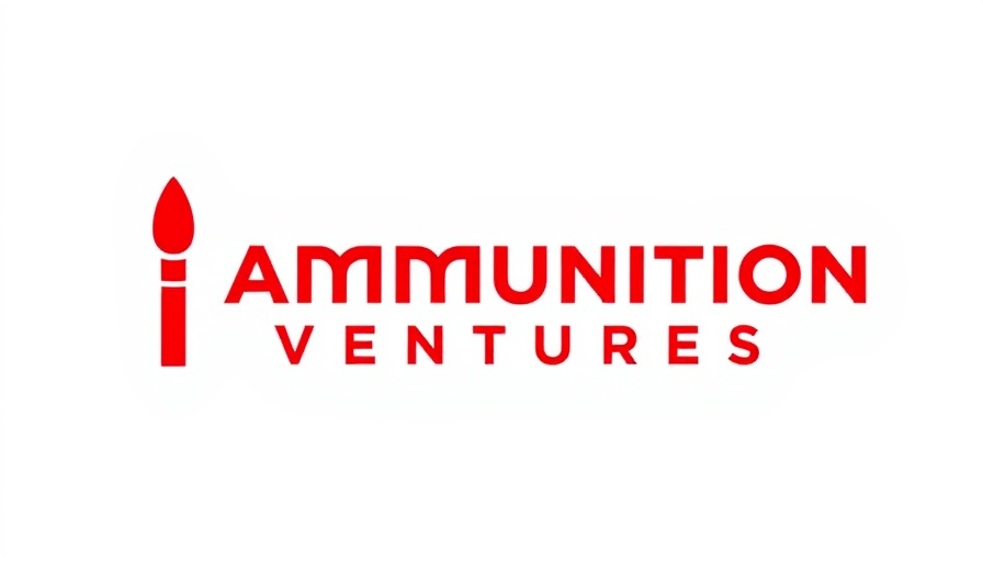 Ammunition Ventures Studio logo in bold red design.