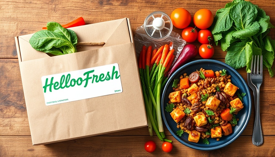 Colorful HelloFresh meal kit review 2025 ingredients and dish.