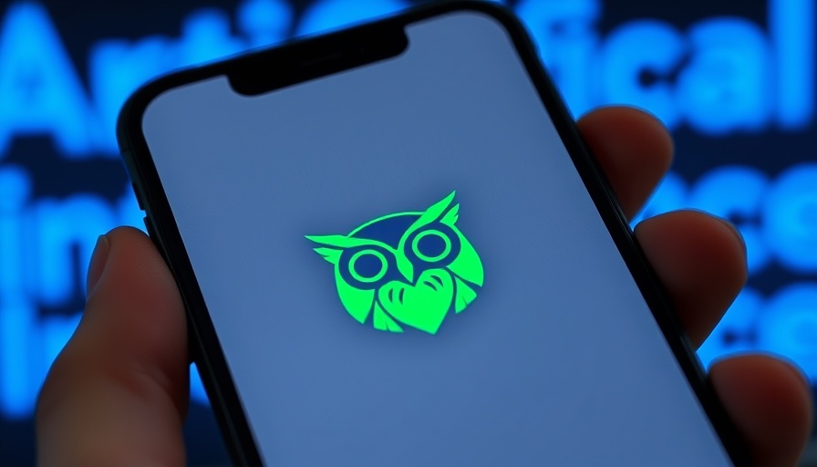 AI-powered language courses app displayed on smartphone.