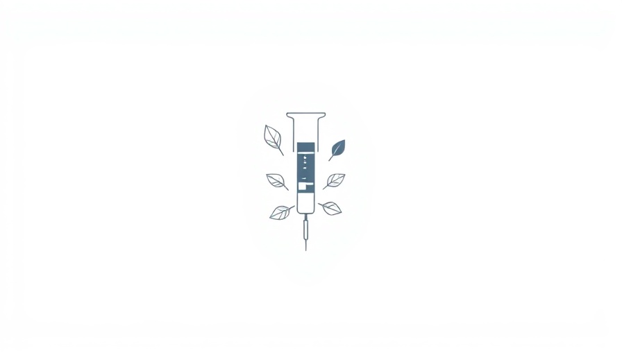 Lushful Aesthetics logo with syringe and leaf design.