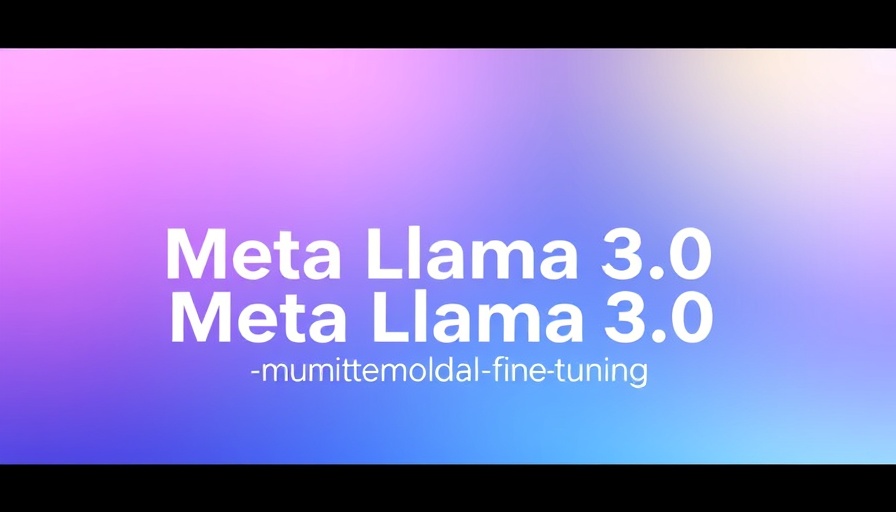 Meta Llama 3.2 multimodal fine-tuning blog on AWS gradient background.