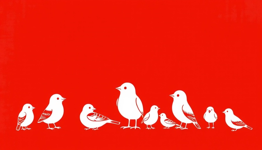 Minimalistic bird illustrations on red background representing FutureHouse Platform AI research tools.
