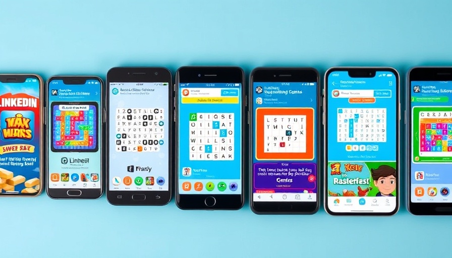 LinkedIn Games on smartphones highlighting professional impact.