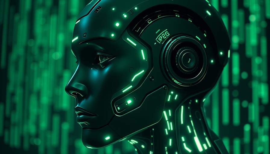 Futuristic AI robot illustrating Canada's First AI Search Engine.
