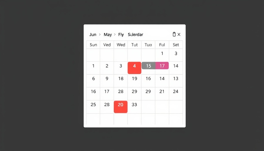 Sidebar Calendar