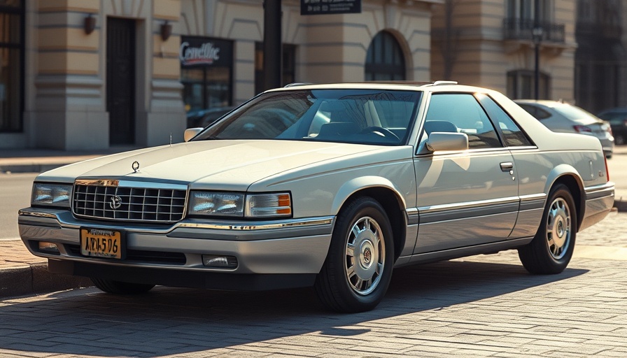 Vibrant 1995 Cadillac Eldorado Touring Coupe parked elegantly