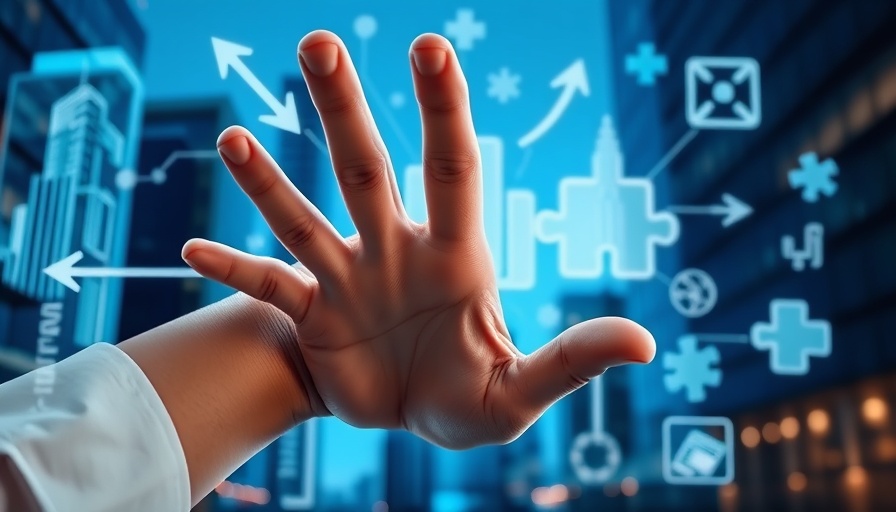 Close-up of hand with mergers and acquisitions icons, dealership buy-sell transactions.