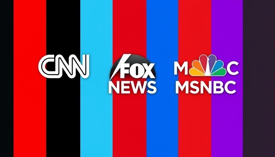 Cable News Ratings logos for CNN, Fox News, and MSNBC.