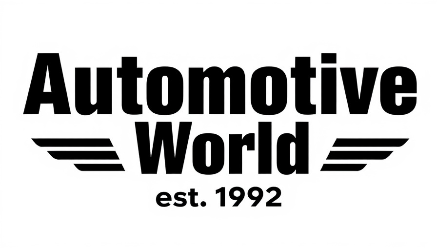 Automotive World logo est. 1992, simple design