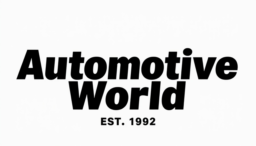 Automotive World logo, bold black text.