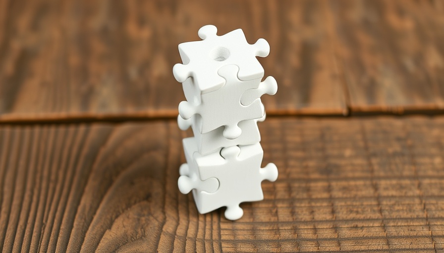 DXC SAP Microsoft Collaboration symbolized by stacked white puzzle pieces.