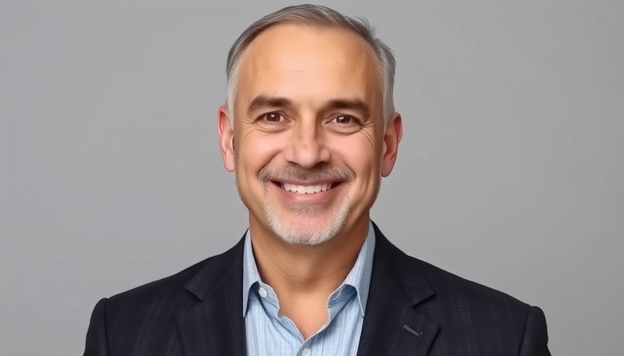 Professional portrait of a confident middle-aged man in a blazer.