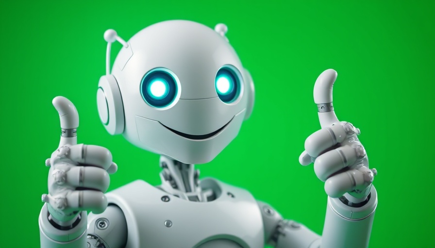 Friendly robot representing Federal AI Application Suite.