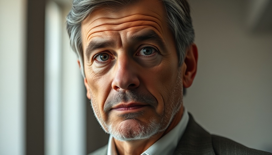 Thoughtful mature man portrait amidst Sonos App Update Controversy